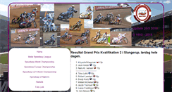 Desktop Screenshot of danskspeedway.dk