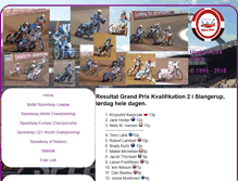 Tablet Screenshot of danskspeedway.dk